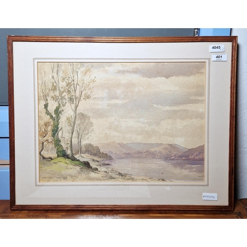 401 - Ernest E Clarke (19th/20th century)
 Watercolour
 