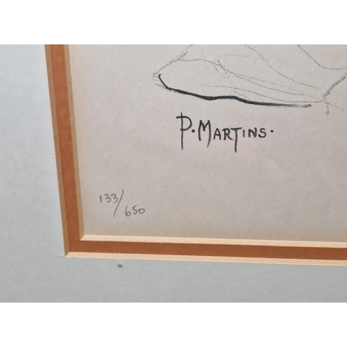 406 - After P Martins
 Print
 Study of cats, limited edition numbered 133/650, signed in pencil lower righ... 