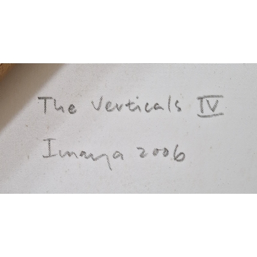 437 - Imaya Wong (Malaysia, 21st Century)
  Four giclee prints 
 'The Verticals I-IV', 2006, 91.5cm x 91.5... 