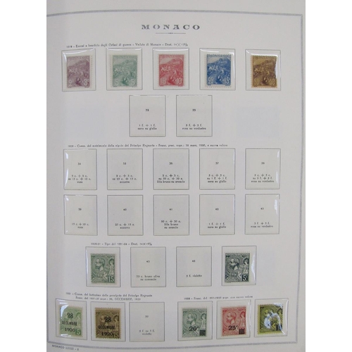 10 - Monaco mint and used stamps from 1885 to modern day including good sets to highest value, air includ... 