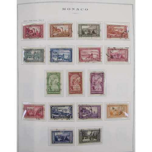 10 - Monaco mint and used stamps from 1885 to modern day including good sets to highest value, air includ... 