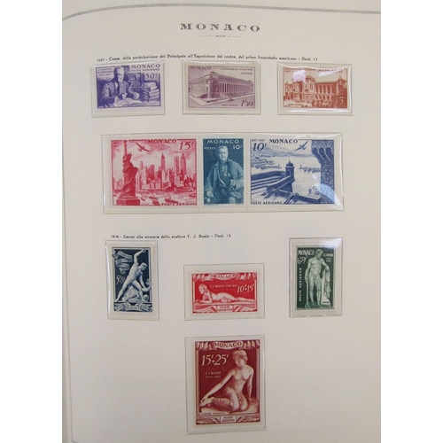 10 - Monaco mint and used stamps from 1885 to modern day including good sets to highest value, air includ... 