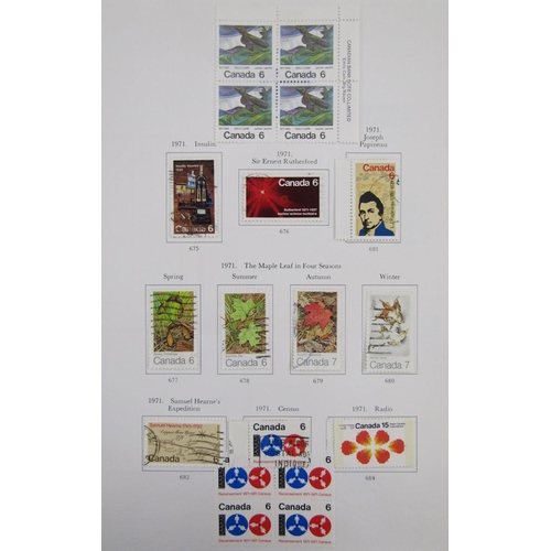 11 - SG Canada stamp album of mint and used QEII issues from 1967 to 1994. Definitives, commemoratives, b... 