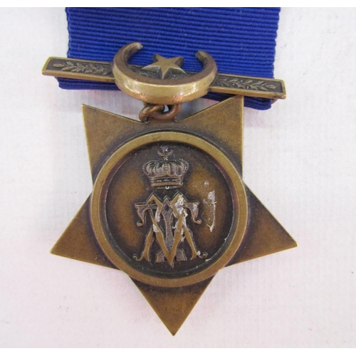 113 - Victorian Egypt medal 1882-89 with Tofrek and Suakin 1885 clasps, named to '2350.Pte.T.Chandler.1/R.... 