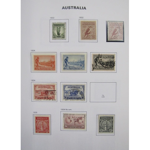 13 - Black Davo specialised Australia stamp album of mint & used KGV to late 1990s including ‘Roos’ and ‘... 