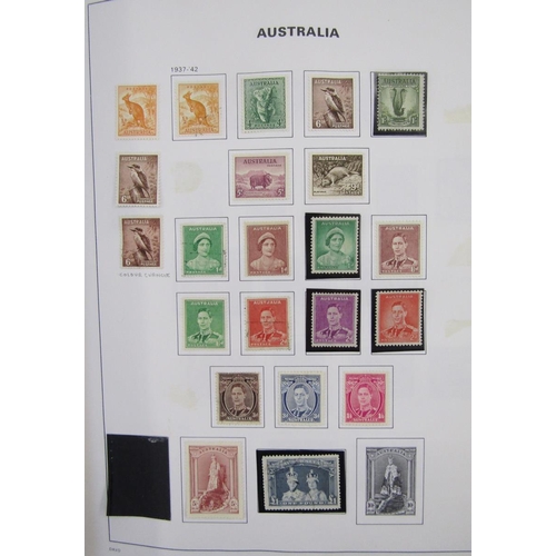 13 - Black Davo specialised Australia stamp album of mint & used KGV to late 1990s including ‘Roos’ and ‘... 