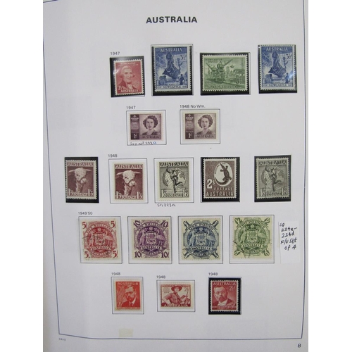 13 - Black Davo specialised Australia stamp album of mint & used KGV to late 1990s including ‘Roos’ and ‘... 