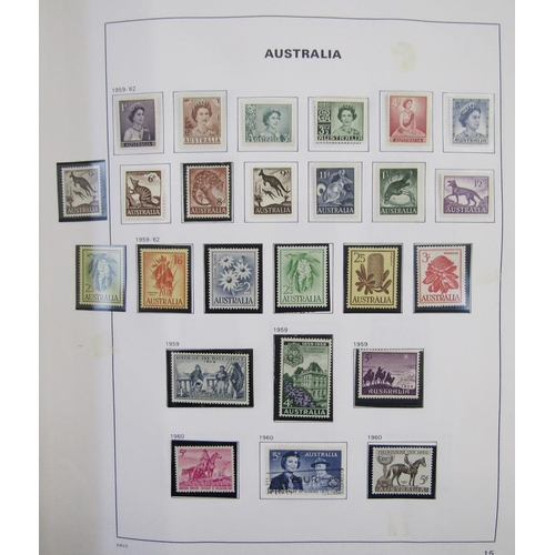 13 - Black Davo specialised Australia stamp album of mint & used KGV to late 1990s including ‘Roos’ and ‘... 