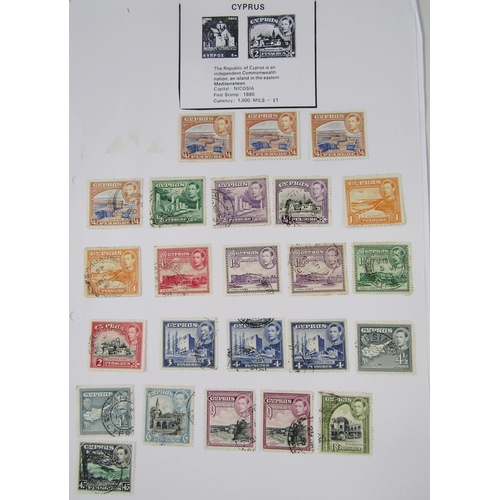 17 - Bagged all world stamp collection in 10 albums of mainly used, QV to QE period, mostly the latter. M... 