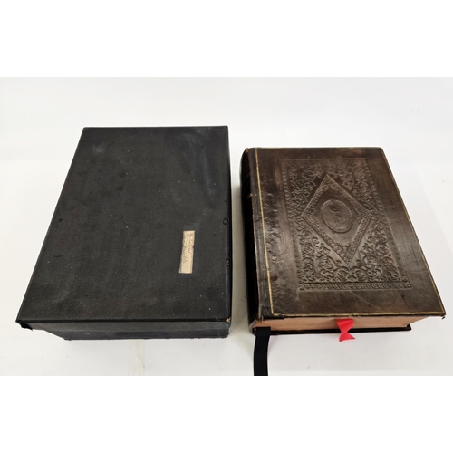 233 - Fine Binding - Holy Bible printed at the Pitt Press by John William Parker, Cambridge, 1837 - restor... 