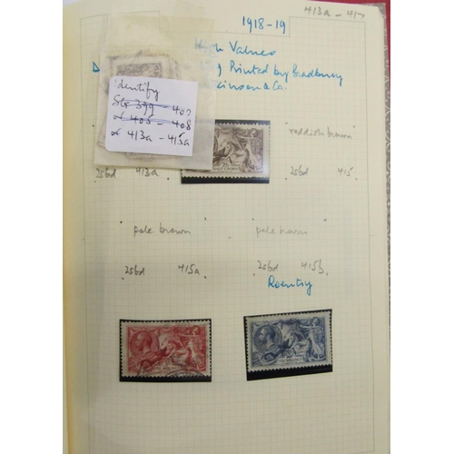 24 - GB stamps: Red album of QV to QEII definitives, commemoratives and officials, mostly used, including... 