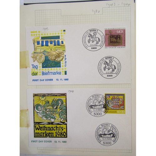 28 - Stamps of Germany: Empire, Weimar, Third Reich, Allied occupation, West Germany plus unified. Mostly... 