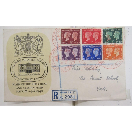 29 - All World stamps: Green Movaleaf in sleeve and red Strand album of mint & used, mostly definitives &... 