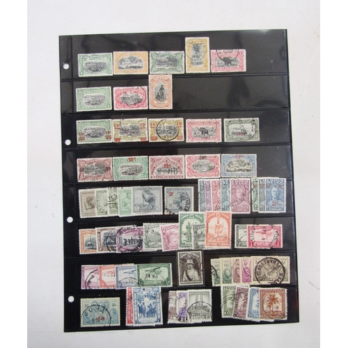 46 - Belgium and Belgian Congo stamps: accumulation of various issues, 1848 to 1950s on 7 stock sheets, m... 