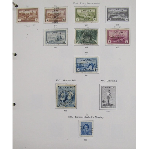 5 - Stamps of Br Empire/Commonwealth and Rest World: 4 purposed albums of Australia, Canada, Ireland plu... 