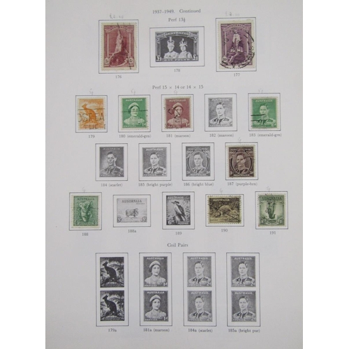 5 - Stamps of Br Empire/Commonwealth and Rest World: 4 purposed albums of Australia, Canada, Ireland plu... 