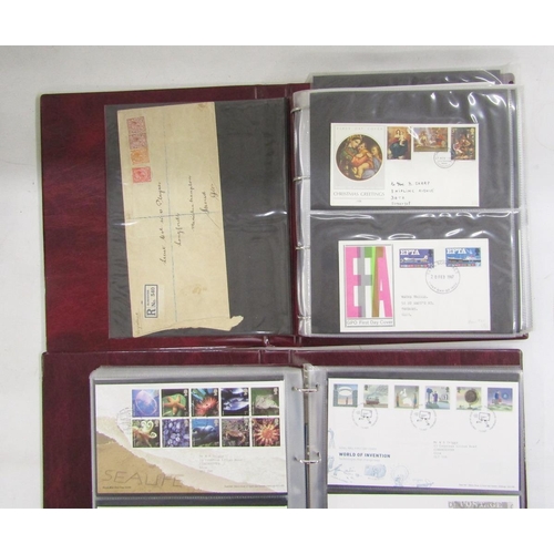 52 - GB Stamps: 1967-2016 cover collection in 8 Royal Mail maroon albums of mostly typed address, philate... 