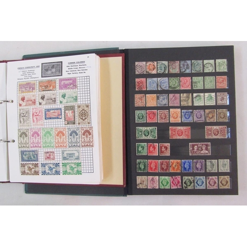 53 - GB & world stamps: Boxed accumulation in 8 albums/stock books plus c50 presentation packs of GB deci... 