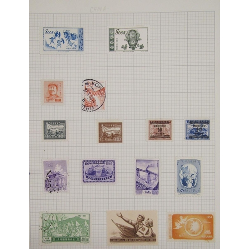 6 - GB and rest of world stamps: Box of mainly used definitives and commemoratives in 3 albums, with 2 c... 