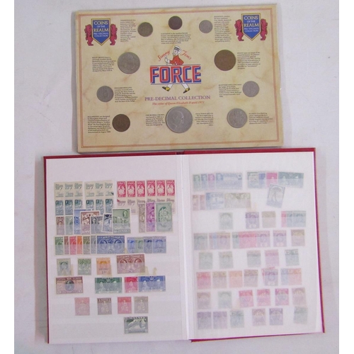 63 - World stamps: Mint & used accumulation in 3 stock-books including Chinese Republic definitive blocks... 