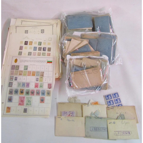 65 - Stamps of Bulgaria & Czechoslovakia: Large box of muddled remaindered collections and mint/used accu... 