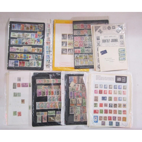 67 - World stamps: Large box and sorter of mainly used definitives and commemoratives from later part of ... 