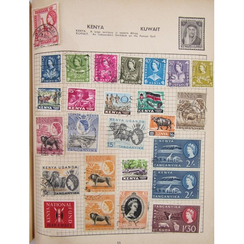 8 - All World Stamps: Green “Pelham” album mainly used definitives and commemoratives mostly from 1930s ... 