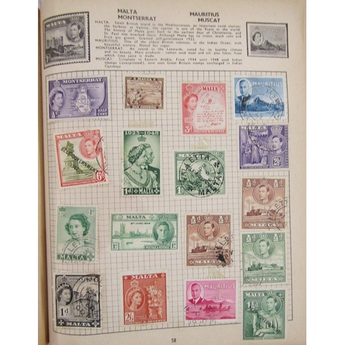 8 - All World Stamps: Green “Pelham” album mainly used definitives and commemoratives mostly from 1930s ... 