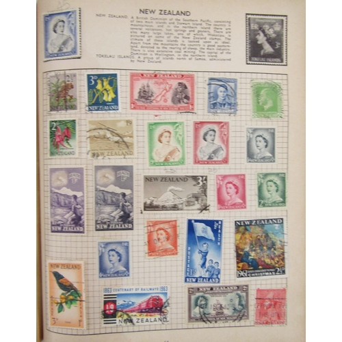 8 - All World Stamps: Green “Pelham” album mainly used definitives and commemoratives mostly from 1930s ... 