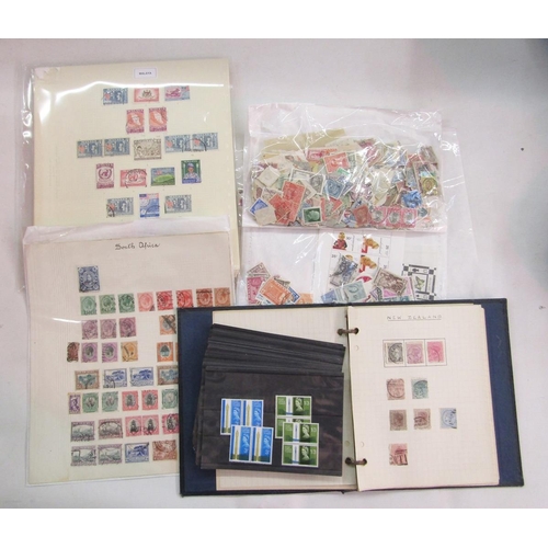 86 - GB, Br Empire/Commonwealth & world stamps: Large box of 9 albums/stock-books, 2 tins, sleeves, and p... 