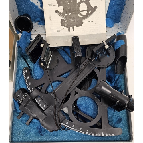 128 - Davis Master Sextant, boxed, model 15