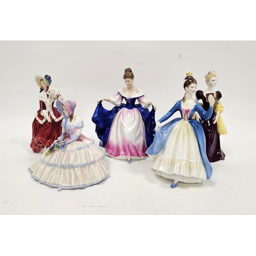 9 - Collection of Royal Doulton figures of ladies comprising 'Daydreams' HN1731, 'Christmas Morn' HN1992... 