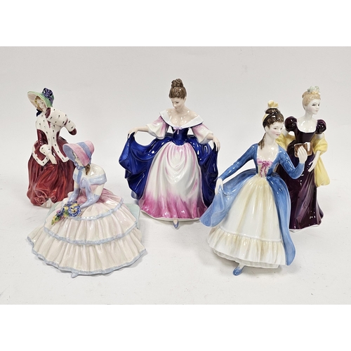 9 - Collection of Royal Doulton figures of ladies comprising 'Daydreams' HN1731, 'Christmas Morn' HN1992... 