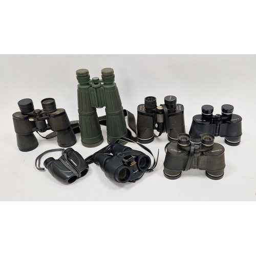 147 - Pair of Bell & Howell binoculars 8x48 EWA, a pair of Tento binoculars, a pair of Canon field glasses... 