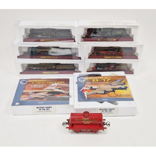 162 - Boxed atlas edition 'Avro Lancaster', Boeing B17, models of trains, collectable model locomotive to ... 