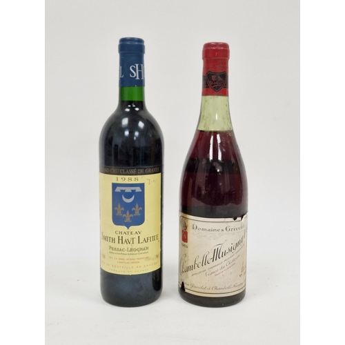 310 - Bottle of Domaines Grivelet Chambolle-Musigny premiere cru no.009910 and a Chateau Smith Haut La Laf... 