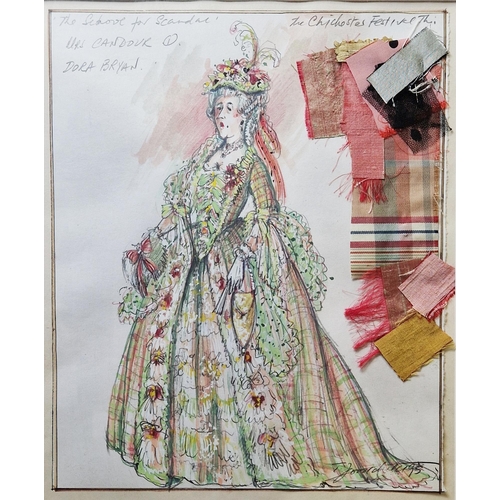 377 - Theatre costume designs for 'The Gondoliers' and 'The School for Scandal' by the same artist, indist... 