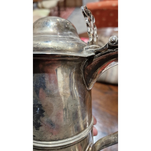 453 - George III silver tankard by Peter & Anne Bateman, London 1797, of cylindrical form with moulded gir... 