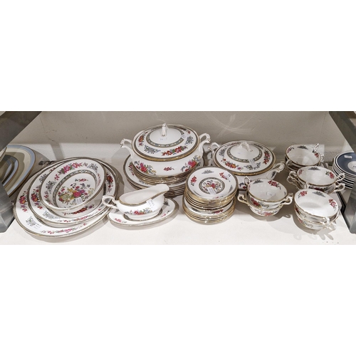 74 - Paragon bone china 'Tree of Kashmir' pattern part dinner-service, printed brown marks, printed with ... 