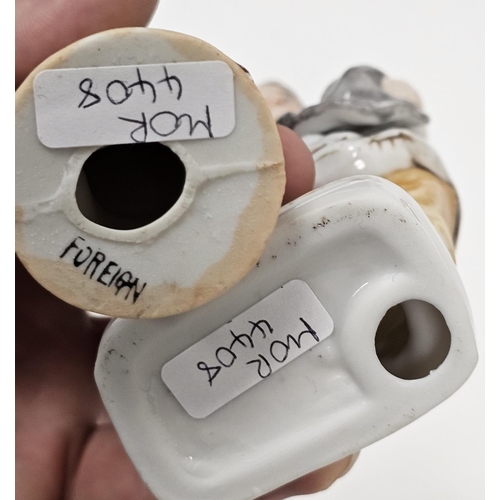 34 - Collection of Staffordshire pottery including a group of copper lustre jugs, a two-handled loving cu... 