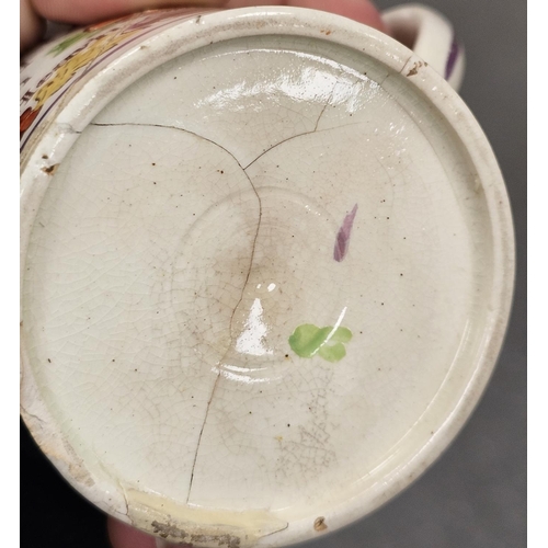 35 - Group of early 19th century and later lustred pottery including a group of pink lustre tea wares, an... 