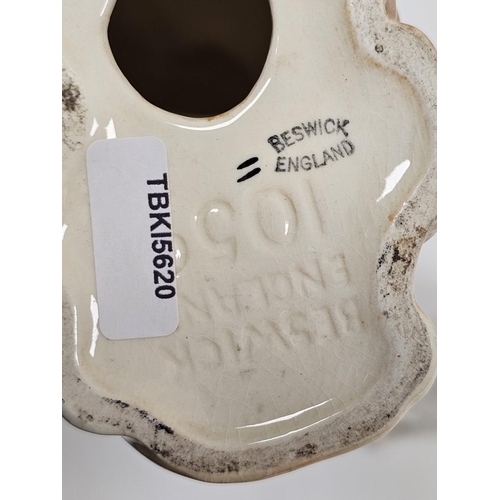 56 - Collection of Beswick pottery models of animals including a pair of pandas, one with Beswick label, ... 