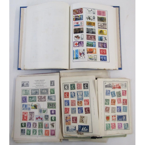 108 - GB & all world stamps: Box of 5 albums and 2 cover albums (mainly GB 1970’s purposed-to-event) plus ... 