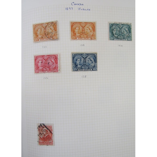 118 - Br Empire/Commonwealth stamps: 3 green loose leaf albums of mainly used definitives and commemorativ... 