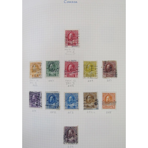 118 - Br Empire/Commonwealth stamps: 3 green loose leaf albums of mainly used definitives and commemorativ... 