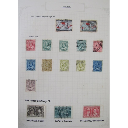 120 - Canada stamps: Green Utile album of mainly mint and used definitives/commemoratives, some postage du... 