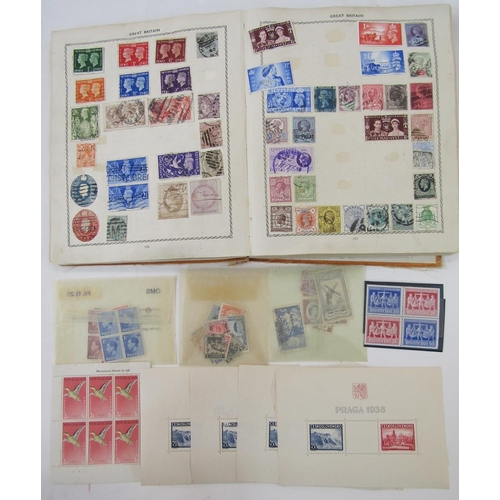 122 - World stamps: Triumph and Strand albums (2), about 580 total pages, many of which well filled - incl... 