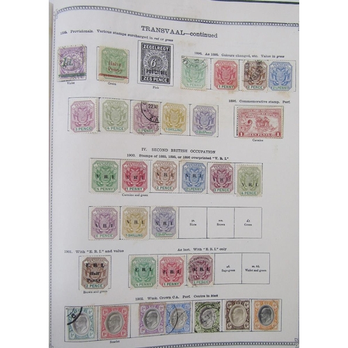 123 - GB & Br Empire stamp: Two clean SG Ideal interleave albums, 8th Edition, of mainly mint and used QV-... 