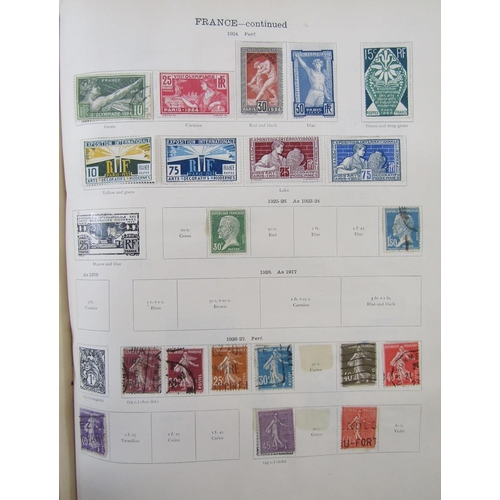 126 - World stamps: Box of 4 SG “Ideal” albums of QV-KGV period issues and carton of loose stamps in envel... 