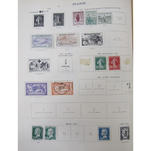 126 - World stamps: Box of 4 SG “Ideal” albums of QV-KGV period issues and carton of loose stamps in envel... 